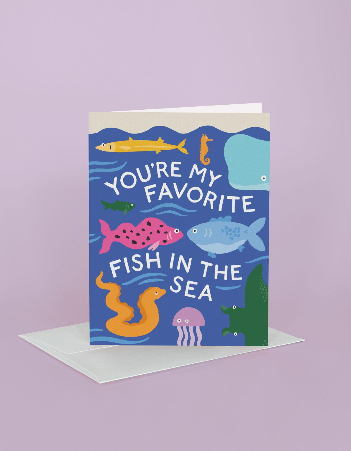 Love Greeting Card | Fish in the Sea