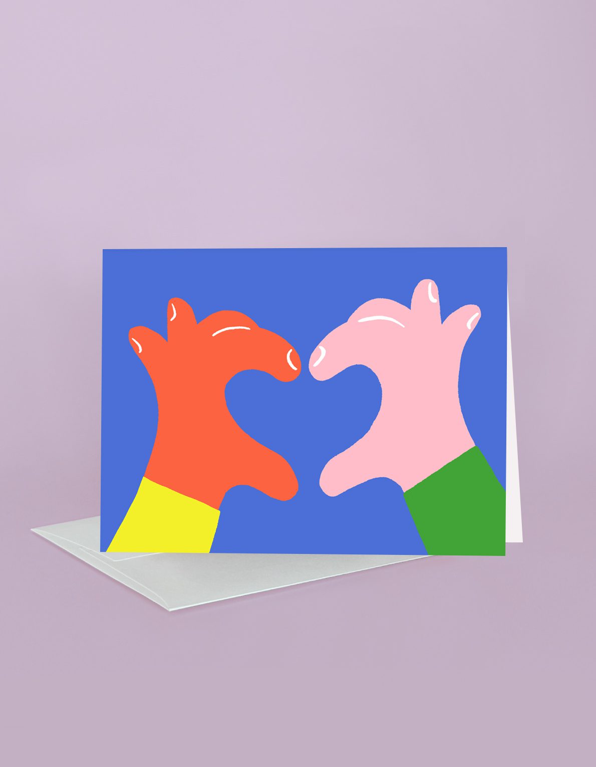 Love Greeting Card | Heart Hands