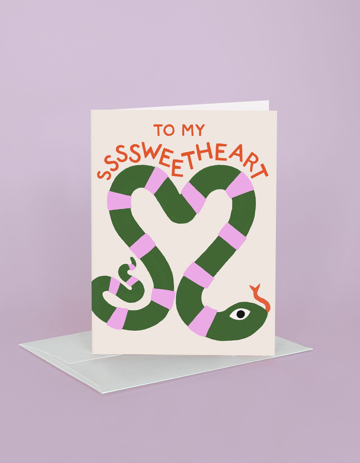 Love Greeting Card | Sssweetheart Snake