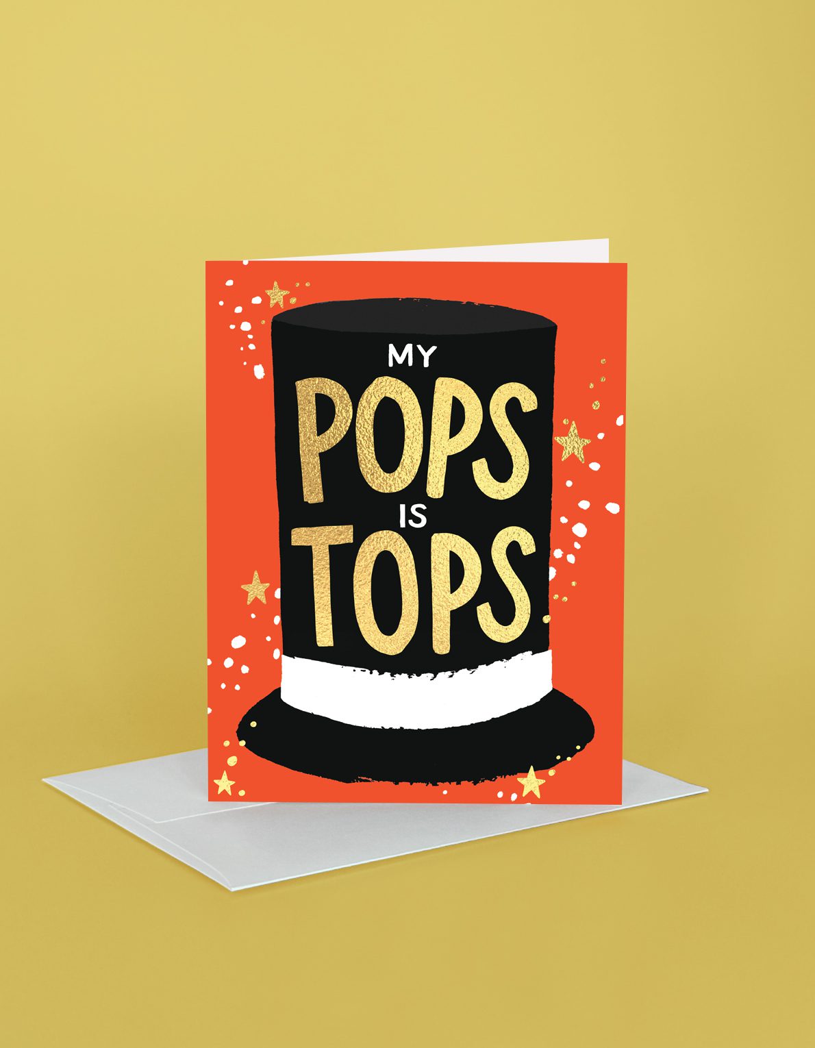 Father's Day Greeting Card | My Pops is Tops
