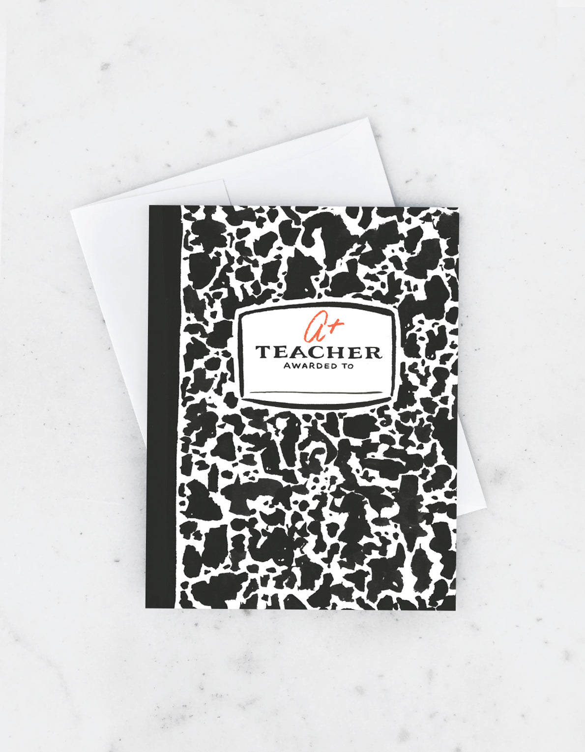 Teacher Greeting Card | Composition Book