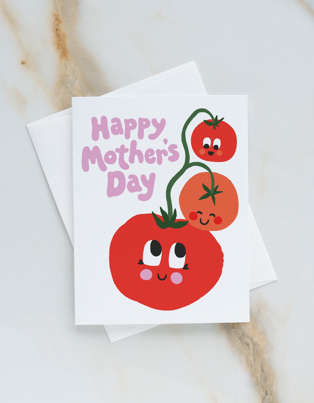 Mother's Day Greeting Card | Tomato Family