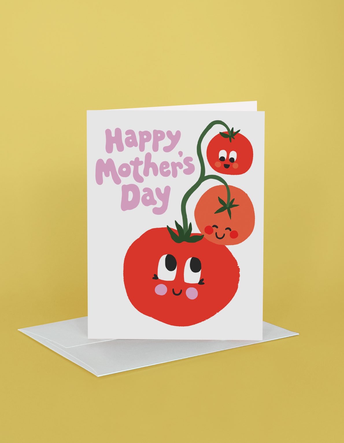 Mother's Day Greeting Card | Tomato Family