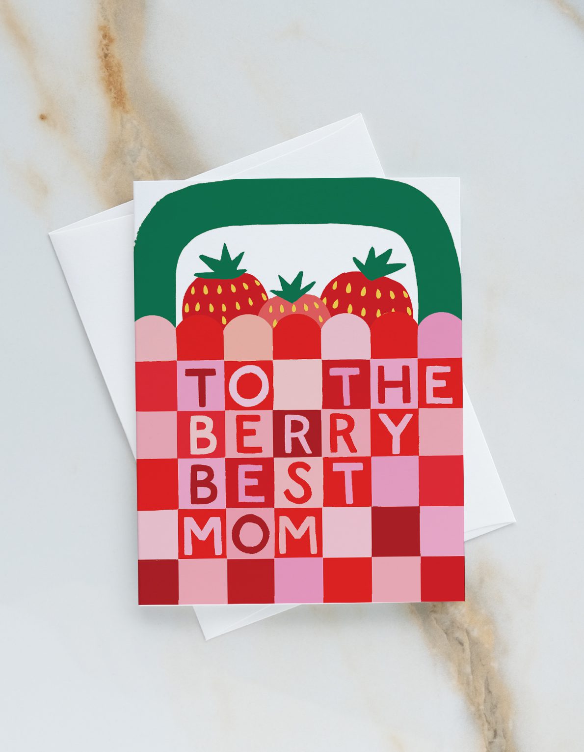 Mother's Day Greeting Card | Strawberry Basket
