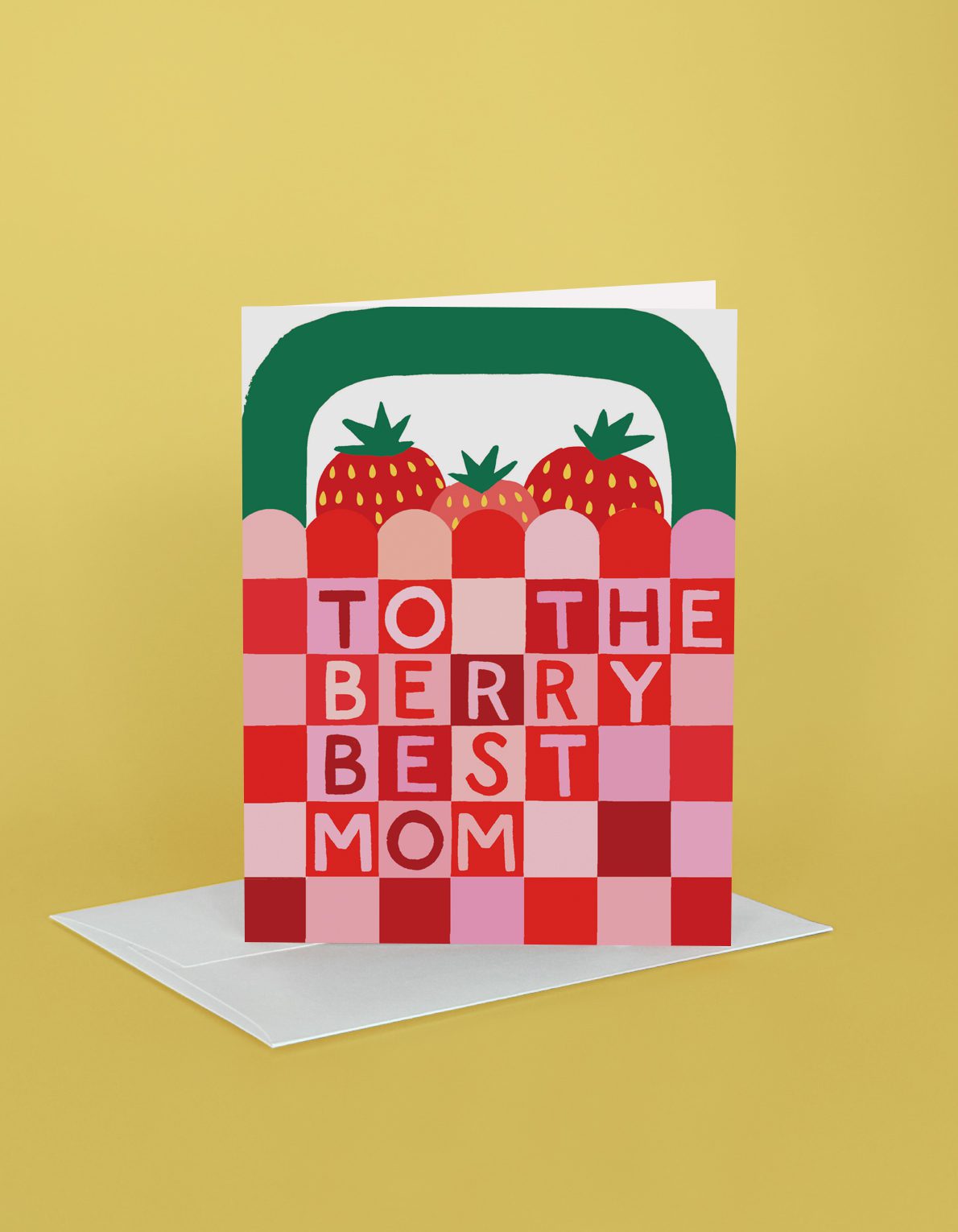 Mother's Day Greeting Card | Strawberry Basket