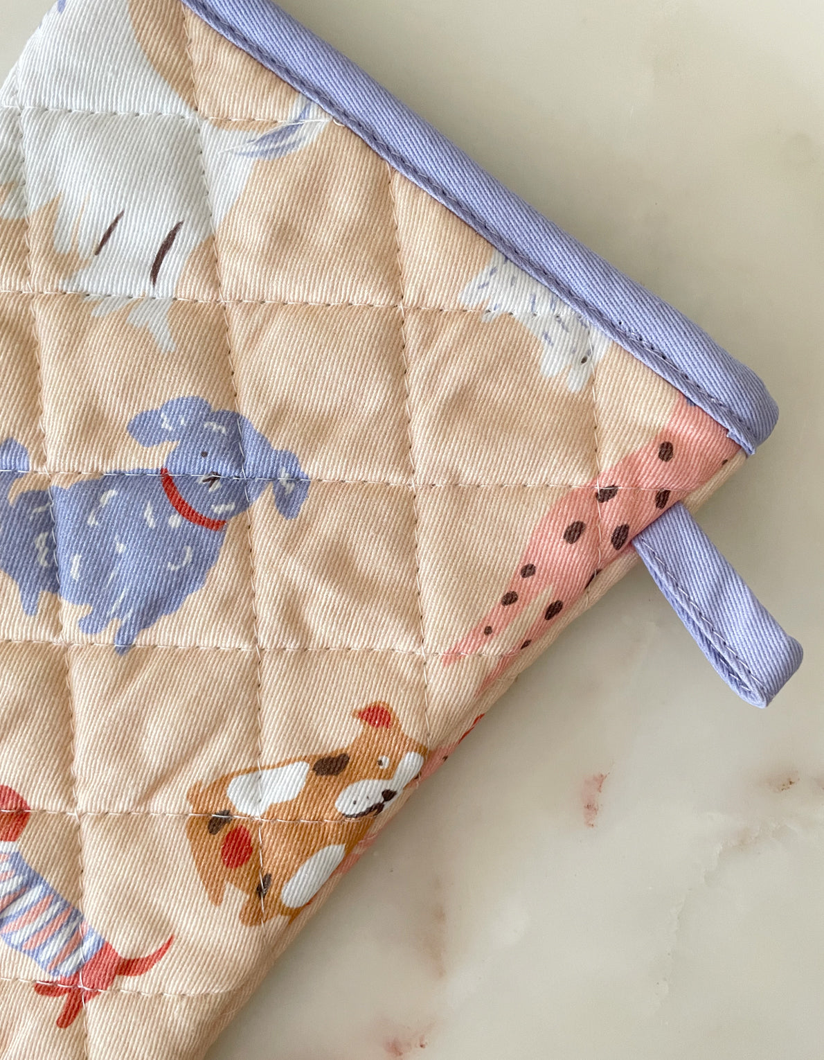Oven Mitt + Potholder Set | Dogs