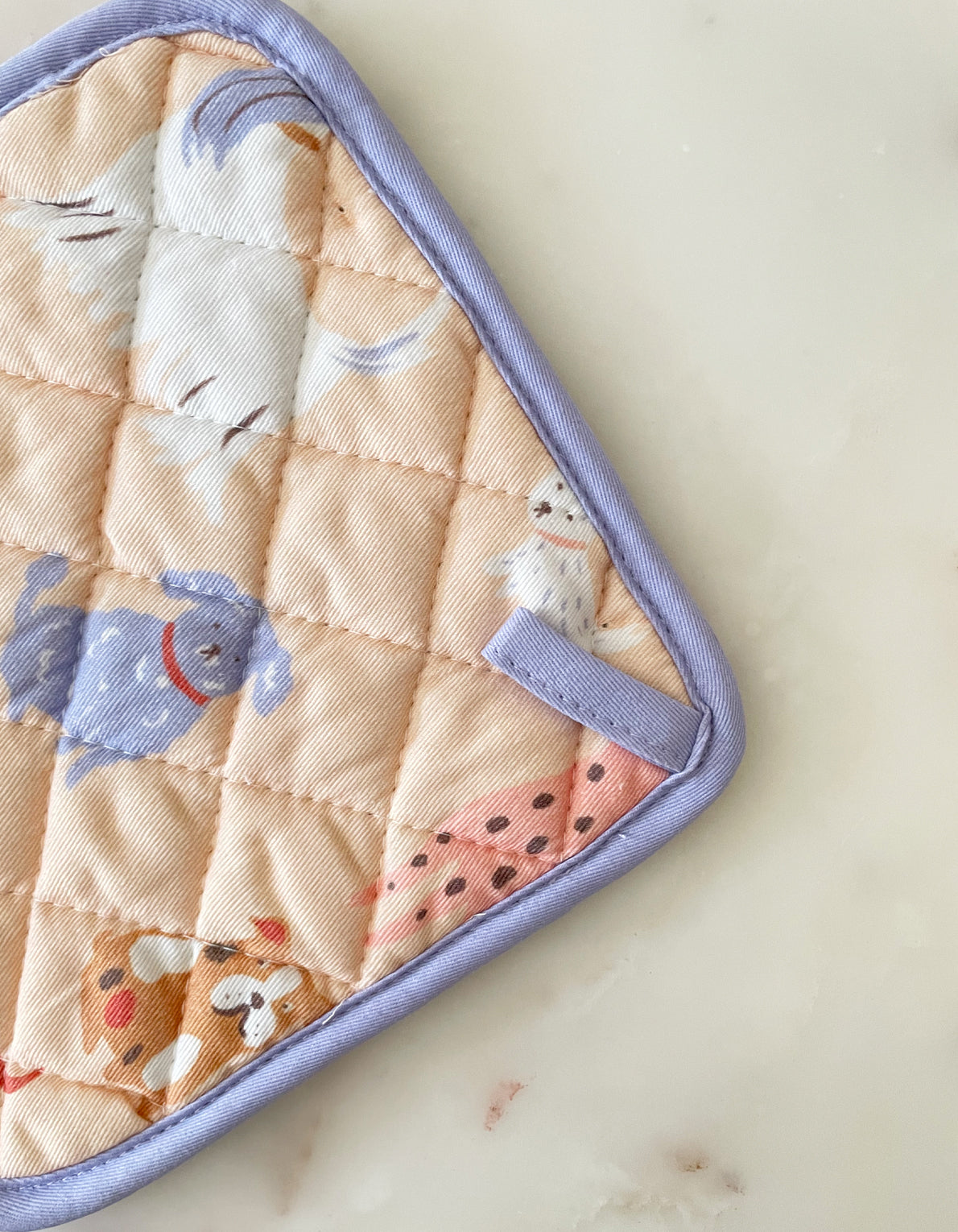 Oven Mitt + Potholder Set | Dogs
