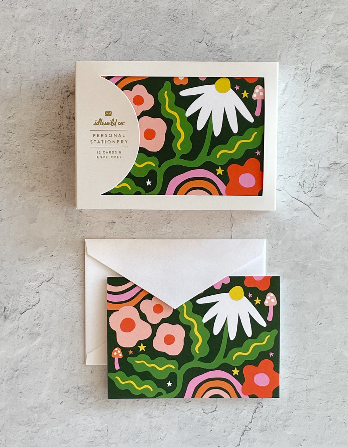 Note Cards, Boxed Set of 12 | Magic Garden