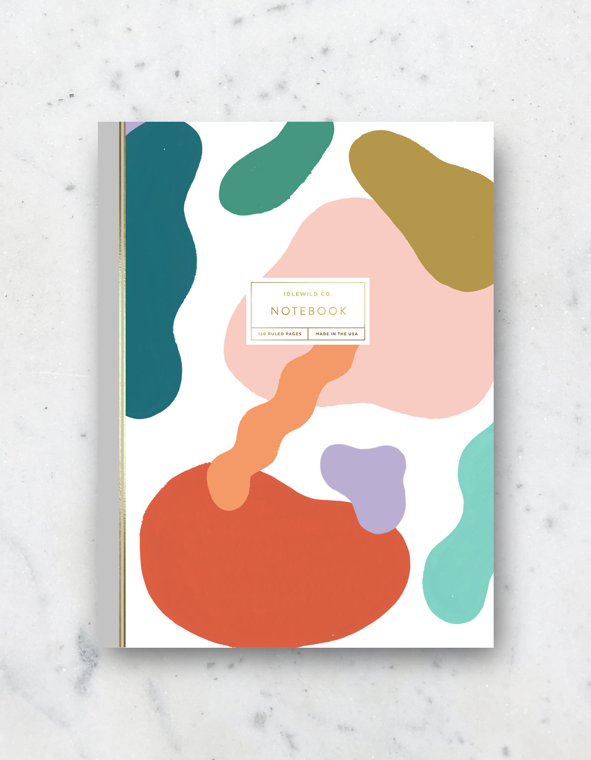 Notebook, 120-page | Colorful Blobs