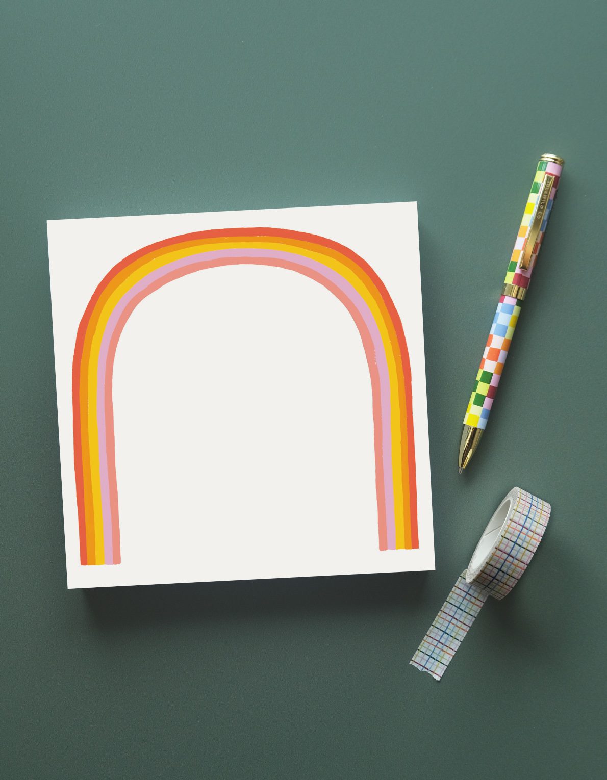 200-Sheet Jumbo Desk Pad | Rainbow