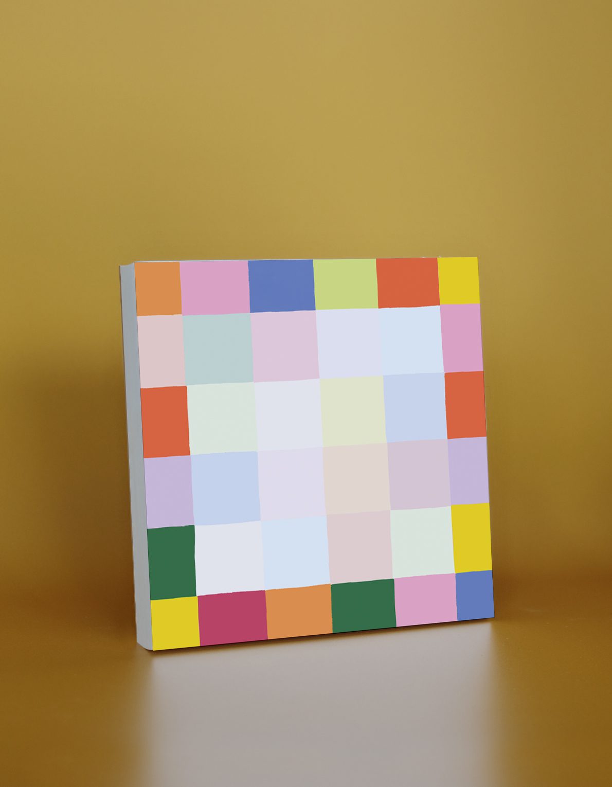 200-Sheet Jumbo Desk Pad | Rainbow Check