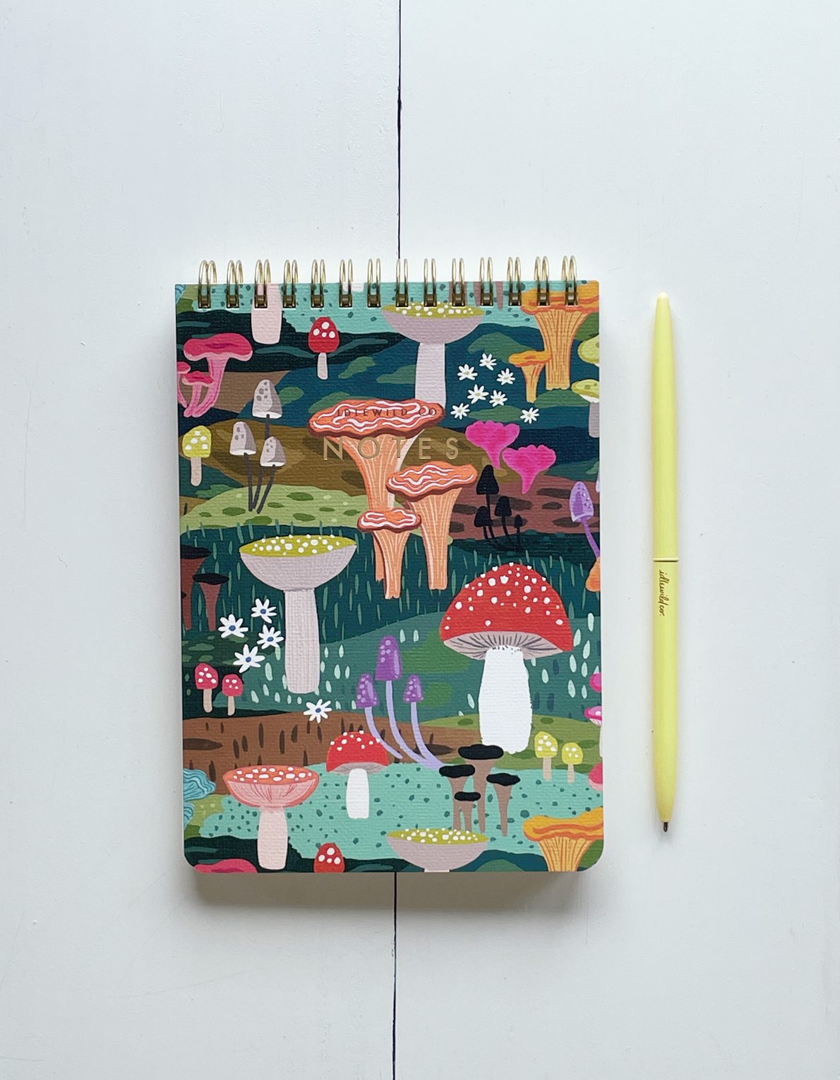 Spiral-Bound Jotter | Mushroom Heaven