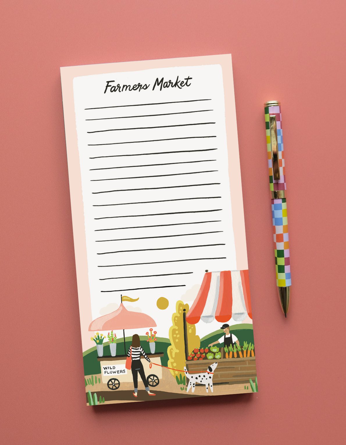 Magnetic List Pad | Farmers Market