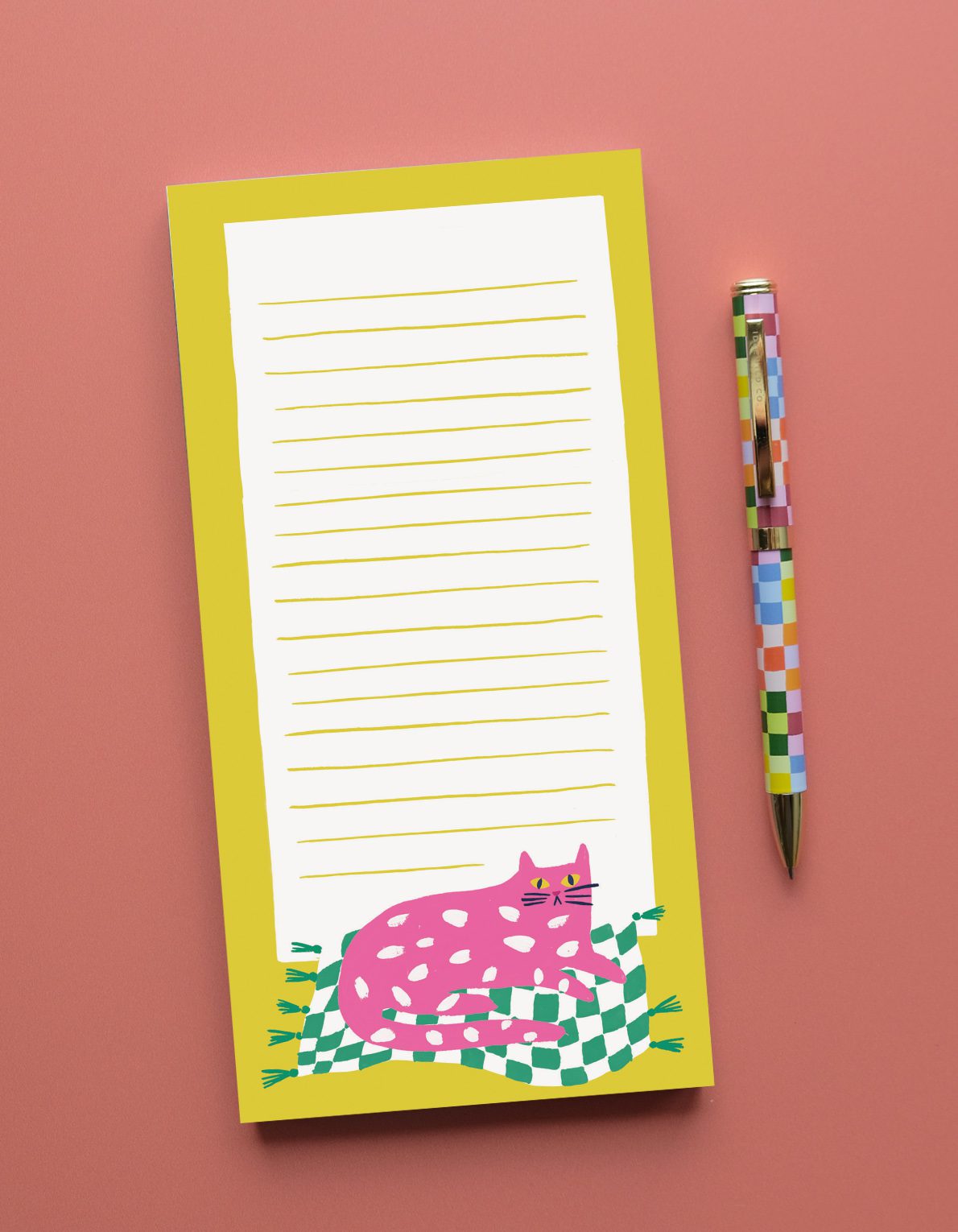 Magnetic Market List Pad | Spotted Kitty