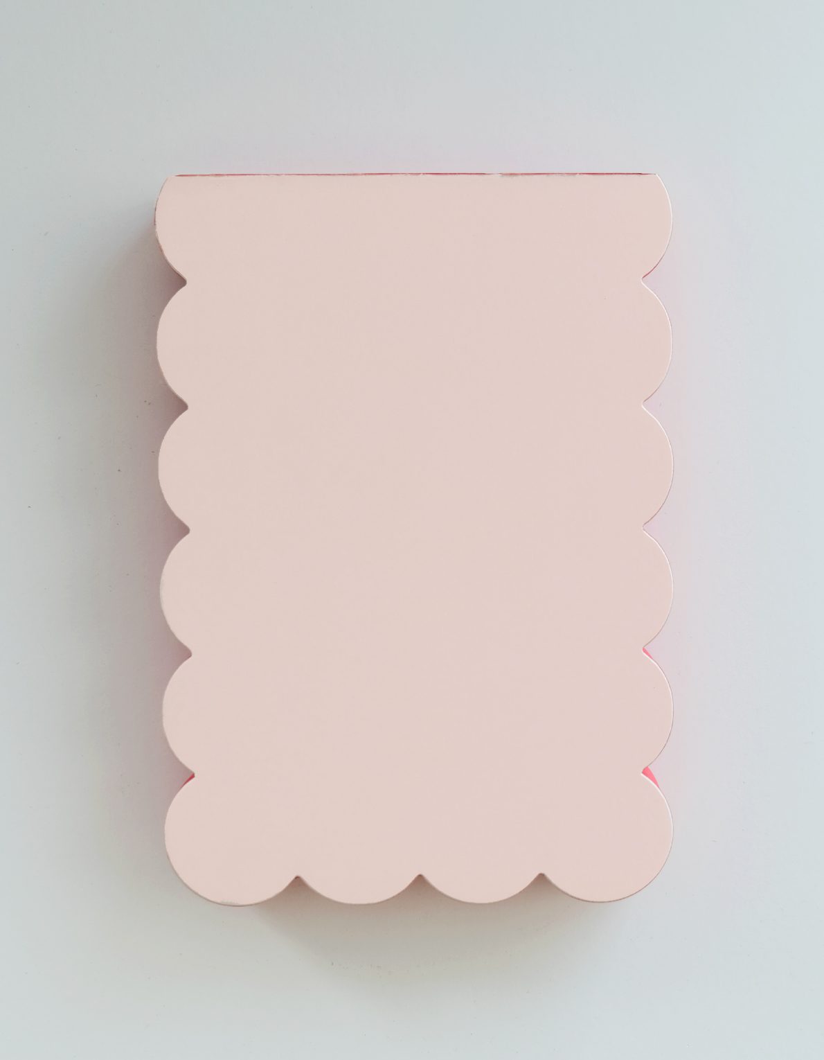 Scalloped Shaped Notepad | Peach + Persimmon