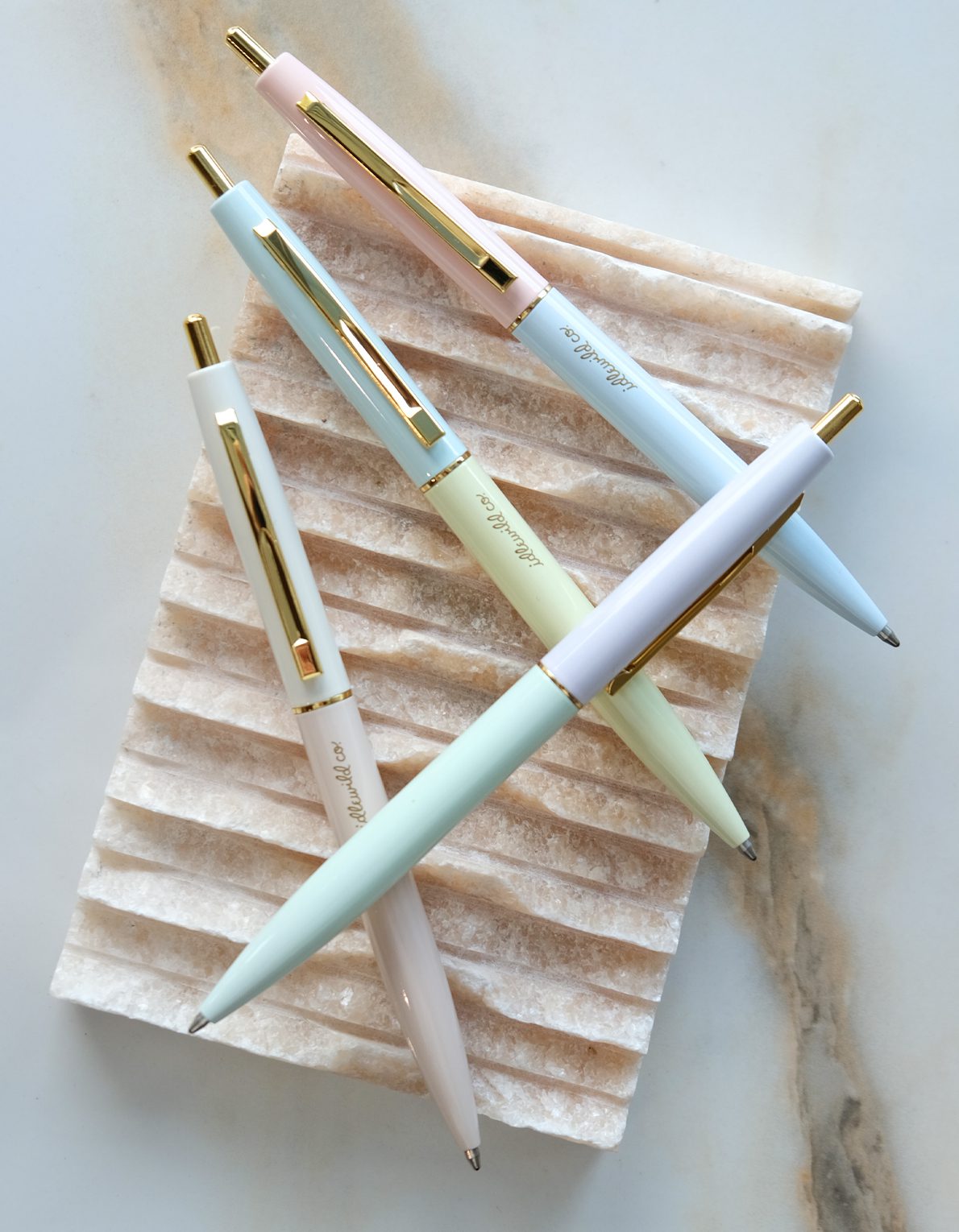 Retro Pen Set | Pastel Rainbow