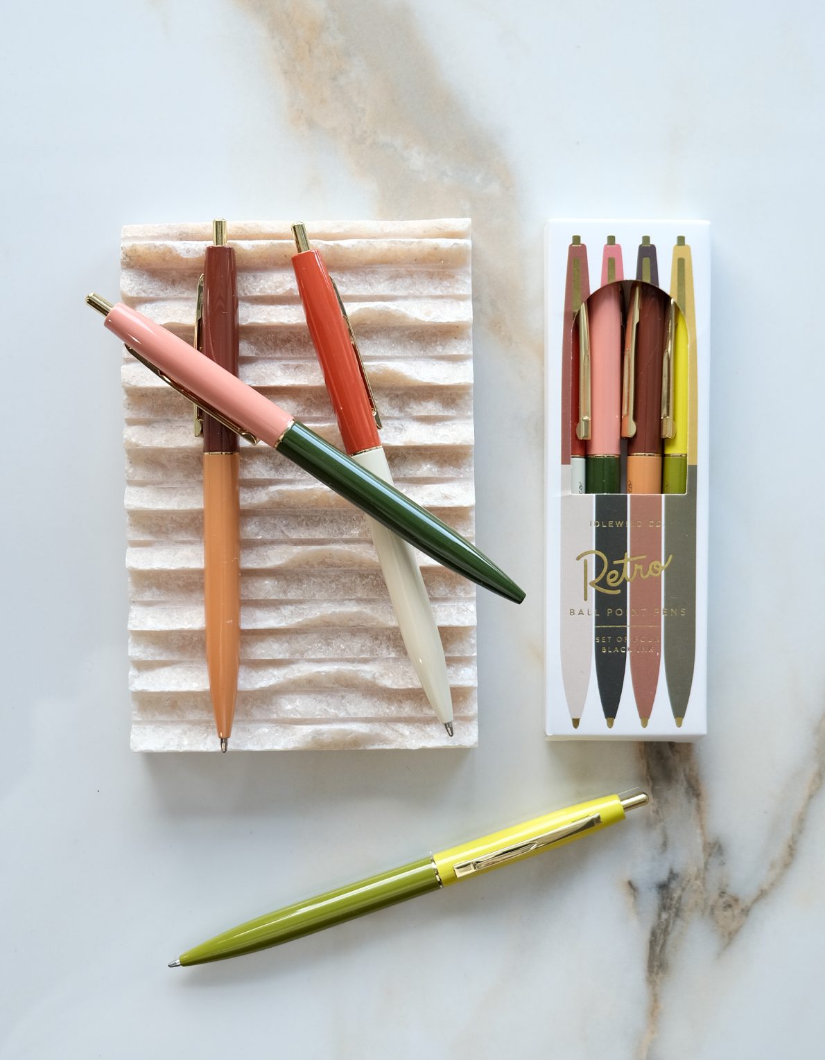 Retro Pen Set | Desert Tones