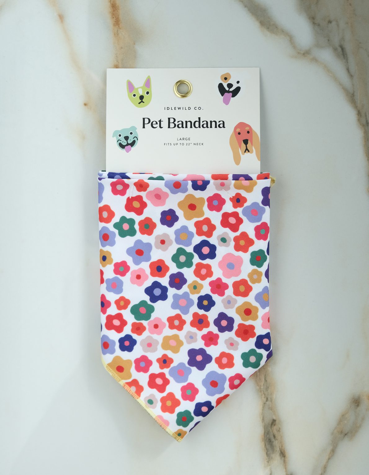 Pet Bandana | Rainbow Daisy