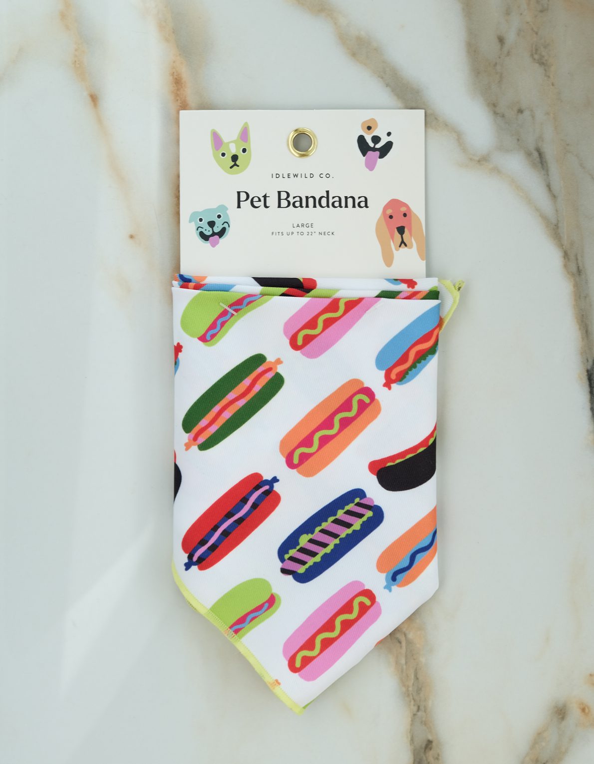Pet Bandana | Hot Dogs