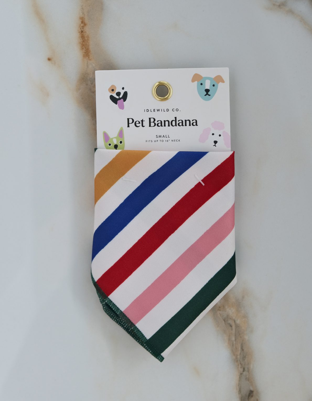 Pet Bandana | Primary Stripes