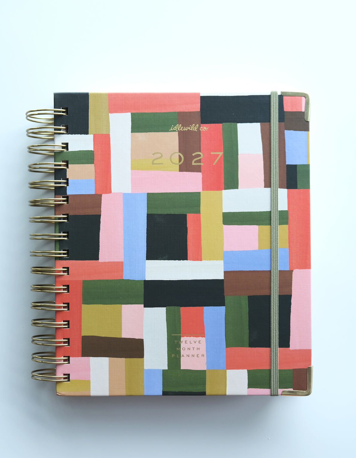 2027 Spiral Bound Planner | Patchwork Motif