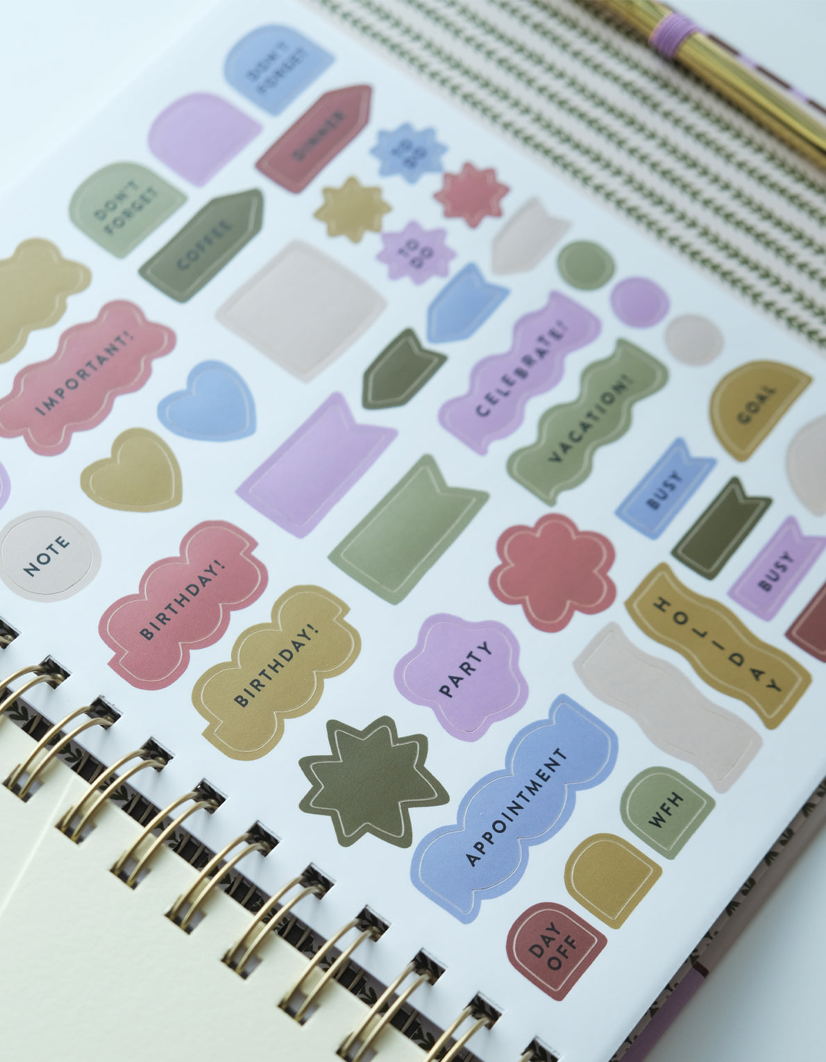 2027 Binder Planner | Folk Art Print