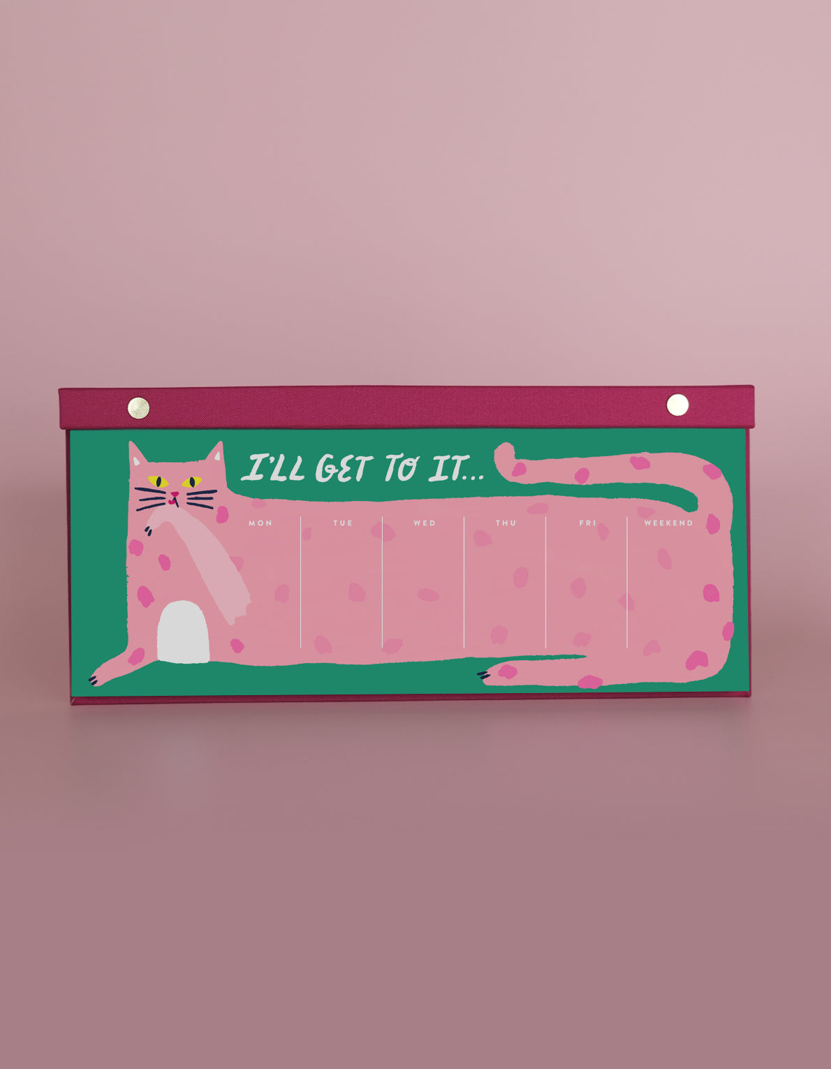 Weekly Planner | Pink Cat