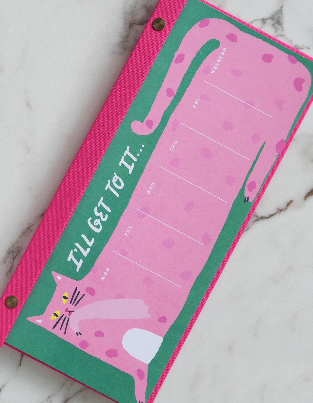 Weekly Planner | Pink Cat