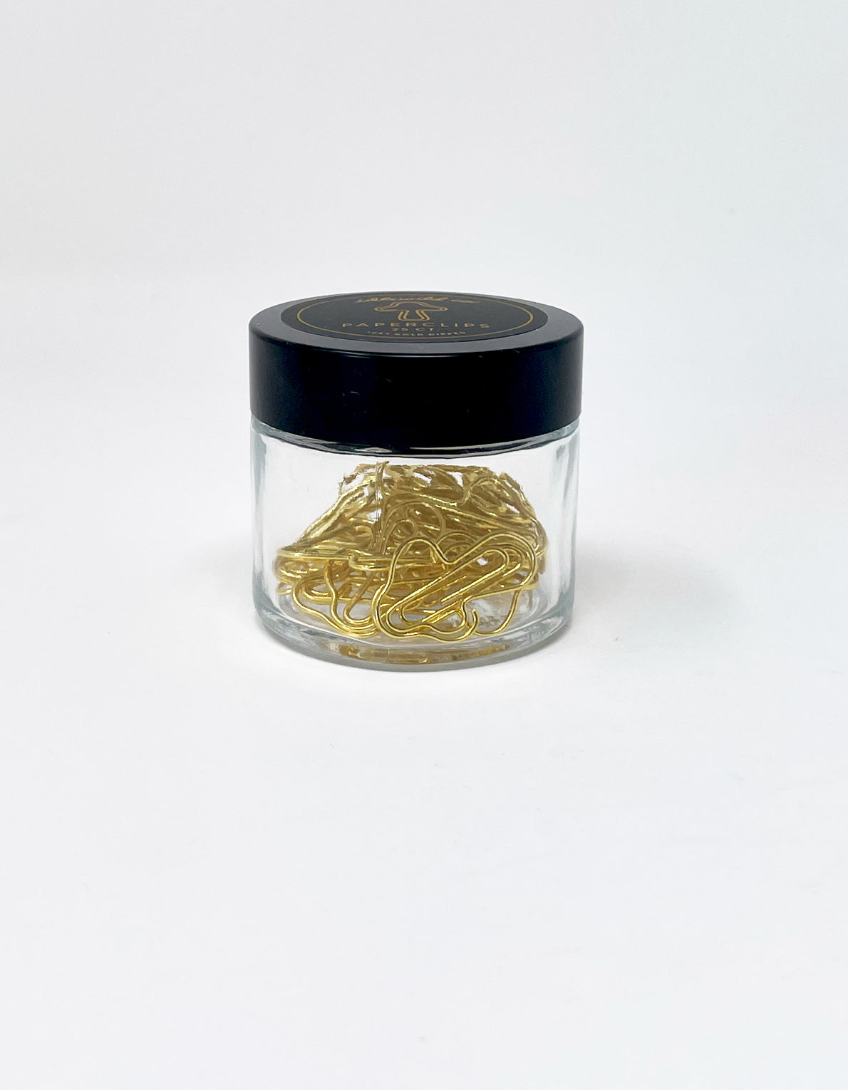 Gold Plated Paper Clips (Jar of 25) | Mushroom