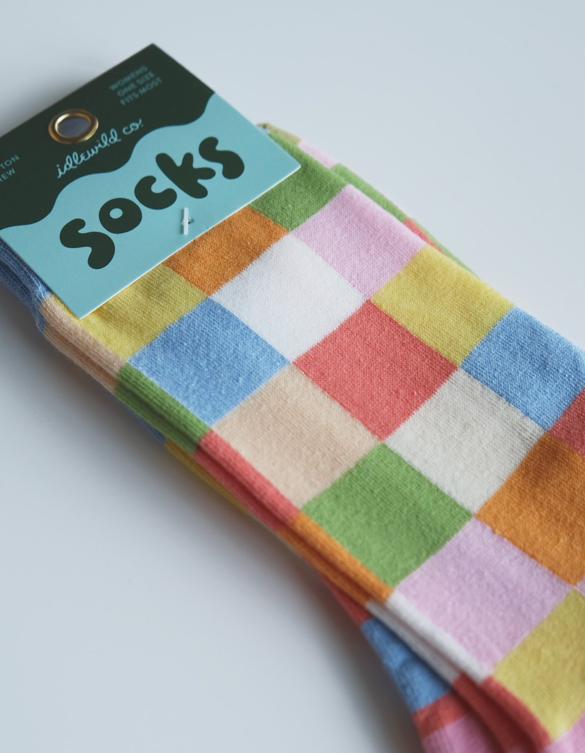 Crew Socks | Rainbow Checks
