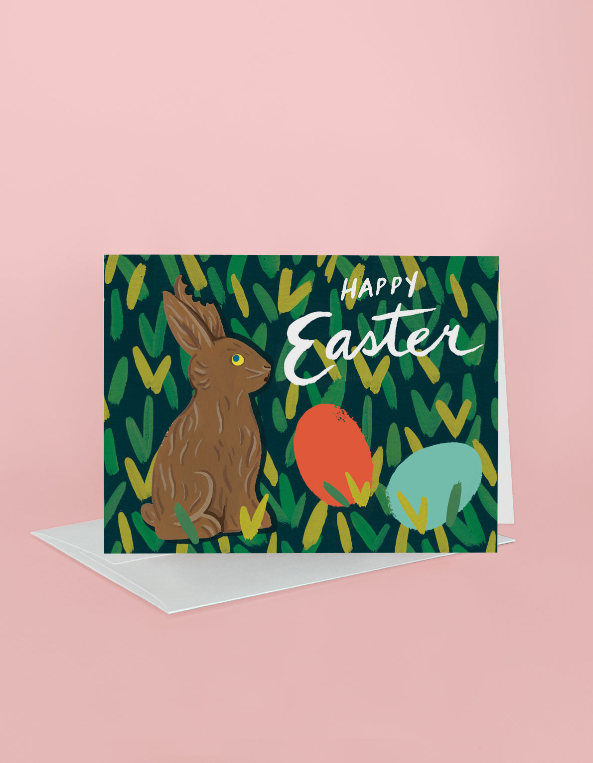 Easter Greeting Card | Chocolate Bunny