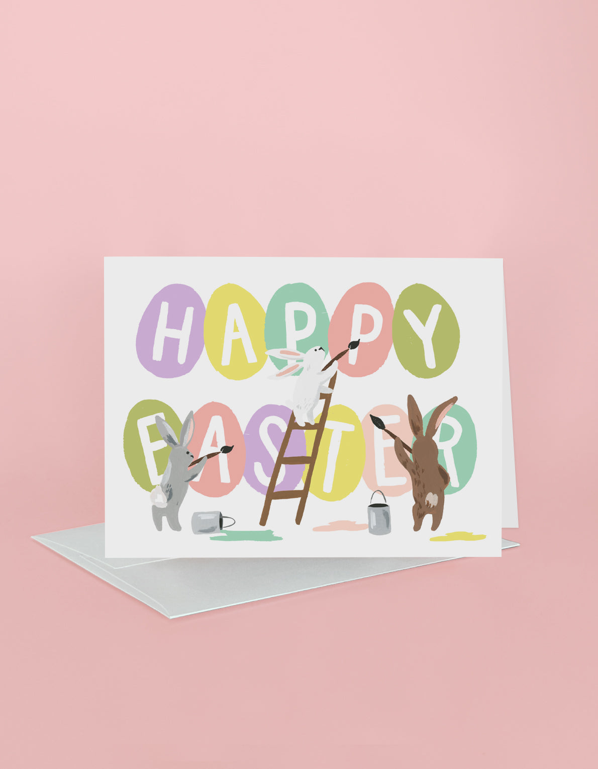 Easter Greeting Card | Painting Eggs