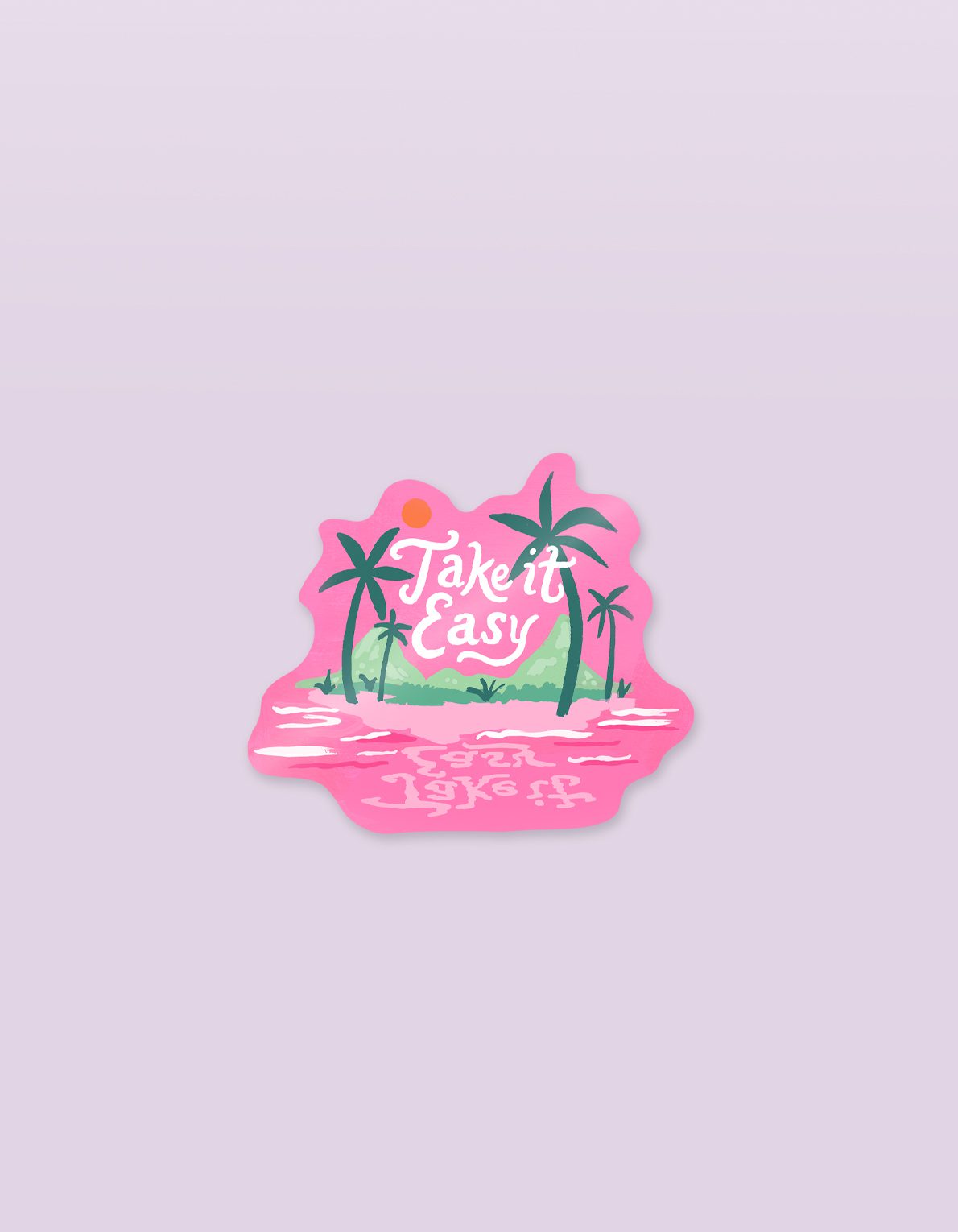 Die Cut Sticker | Take It Easy Island
