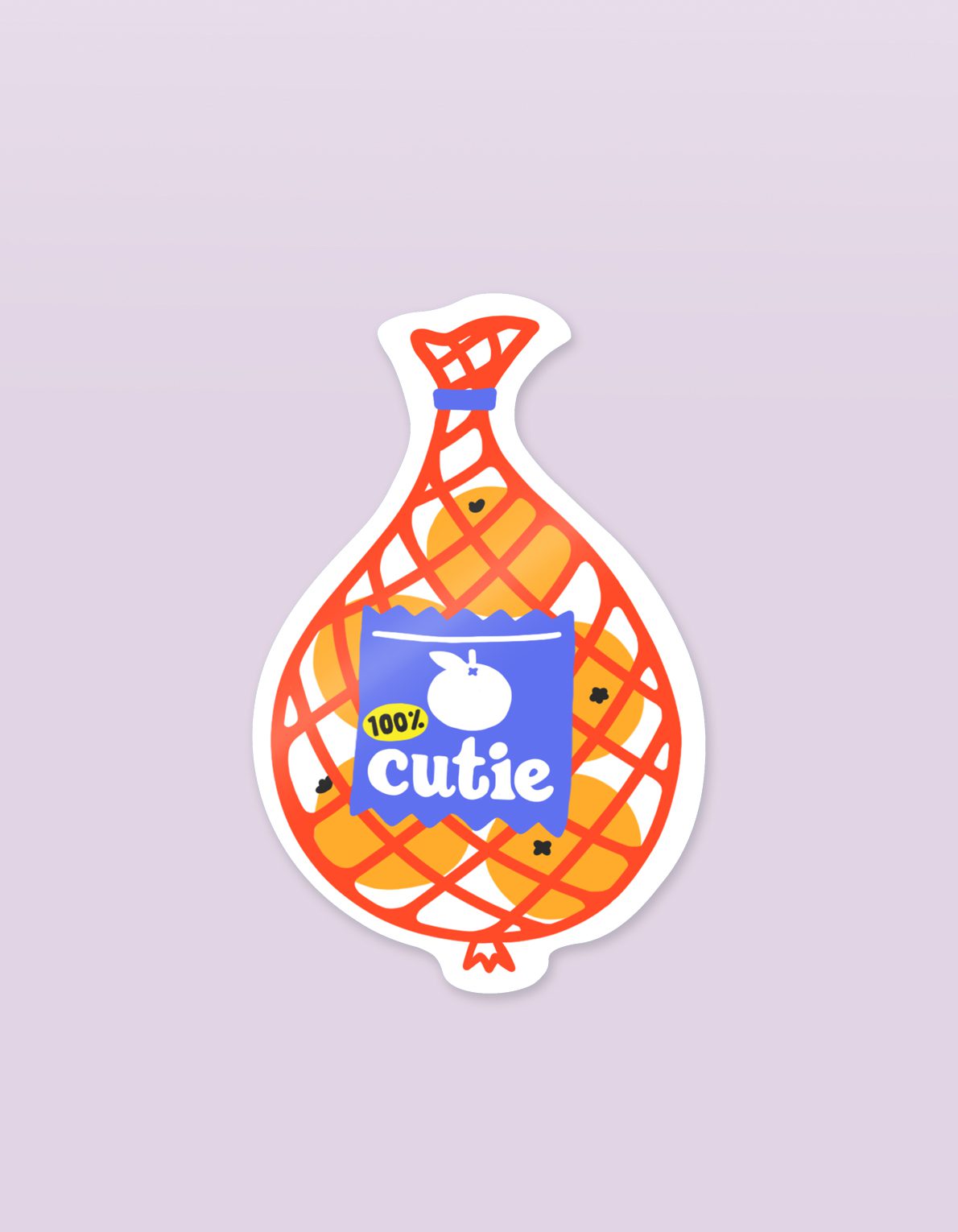 Die Cut Sticker | Bag of Orange Cuties