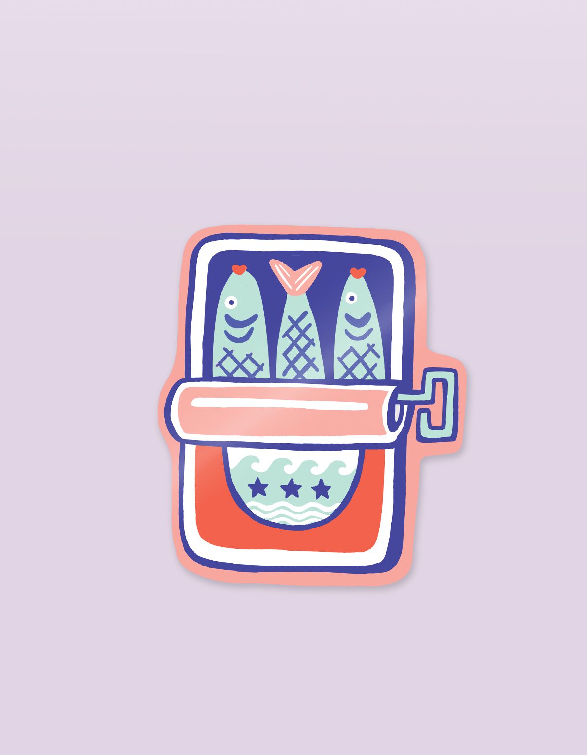 Die Cut Sticker | Tinned Fish
