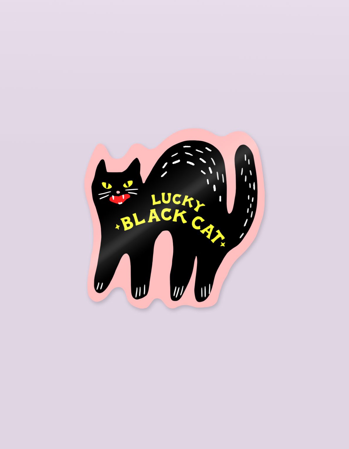 Die Cut Sticker | Lucky Black Cat
