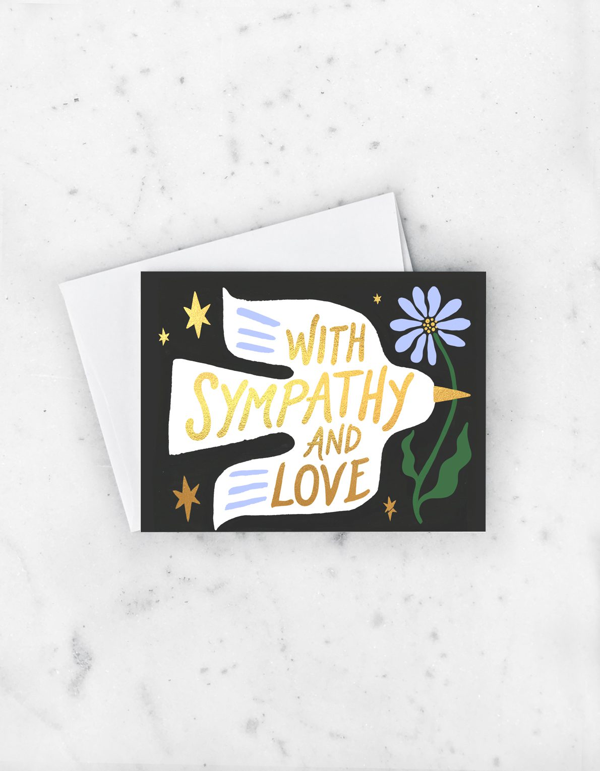 Support Greeting Card | Sympathy Dove