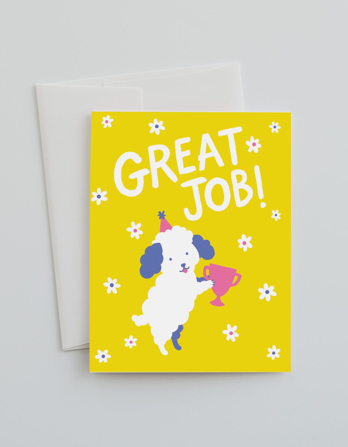 Congratulations Greeting Card | Great Job Dog