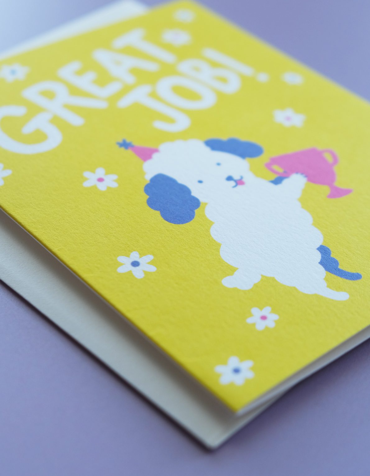 Congratulations Greeting Card | Great Job Dog