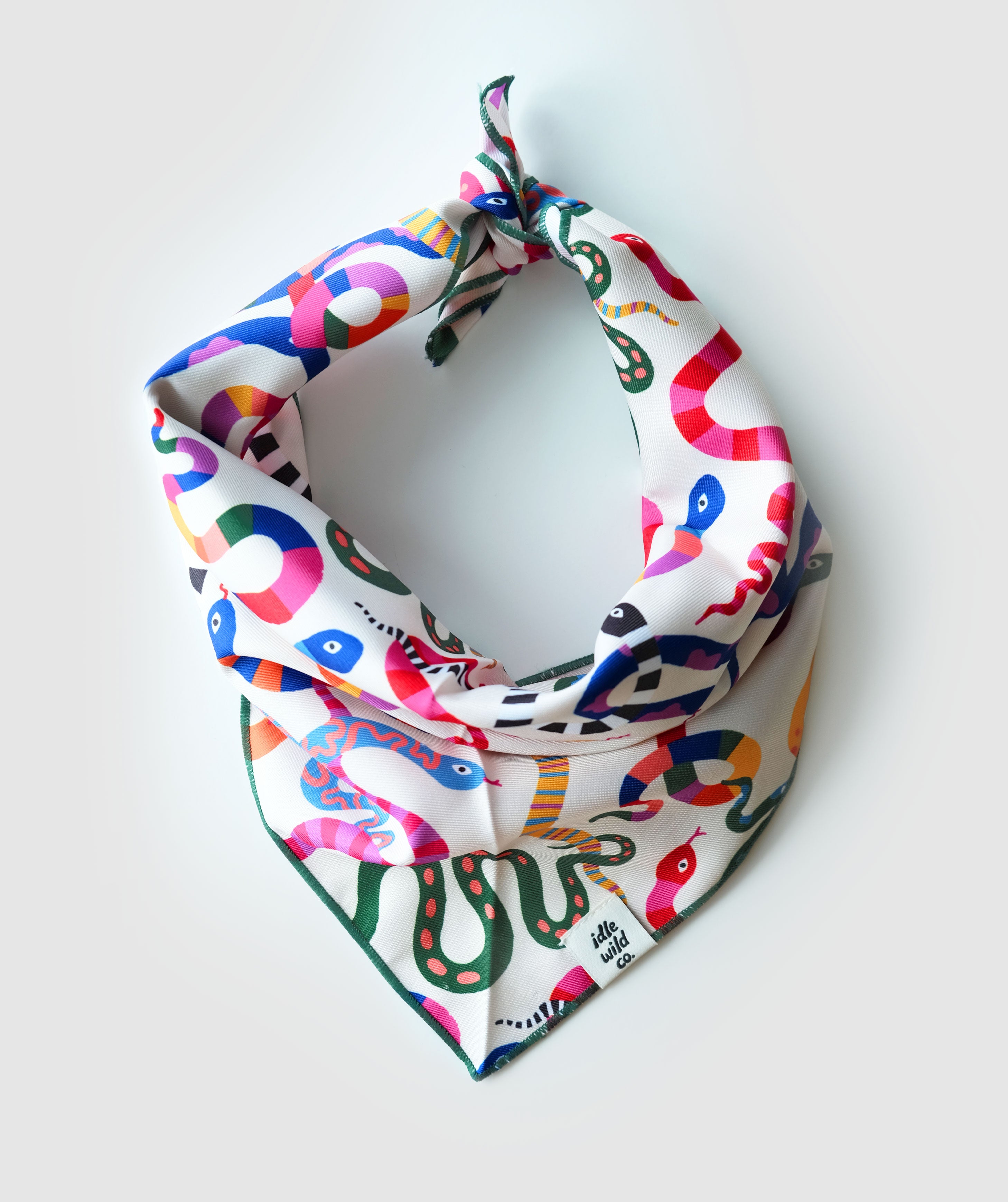 Pet Bandana | Rainbow Snakes