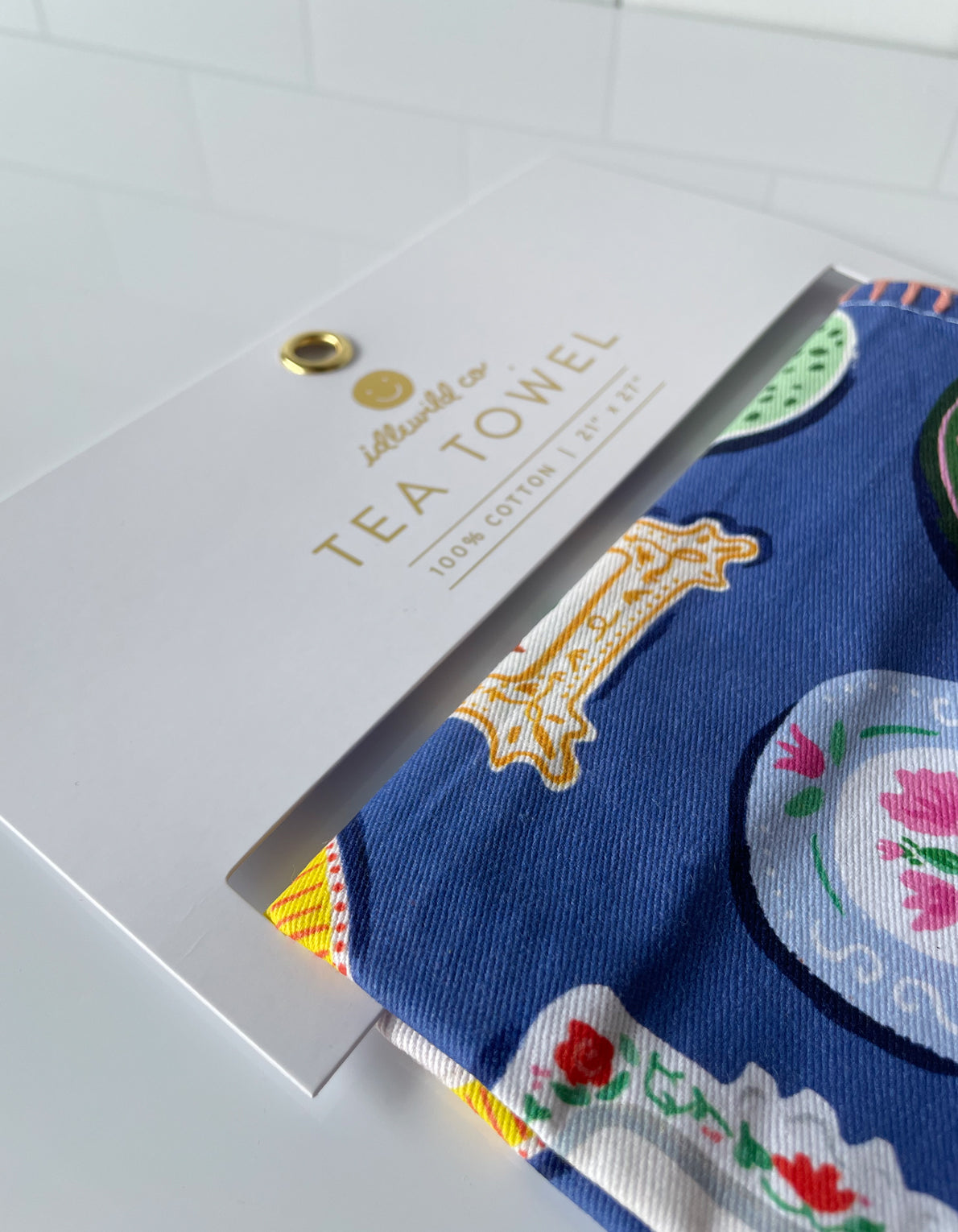 Cotton Tea Towel | Dinner Plates