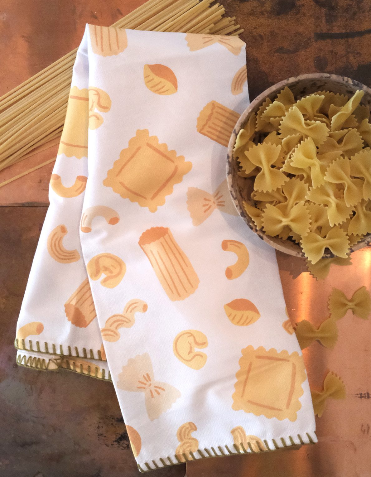 Cotton Tea Towel | Pasta