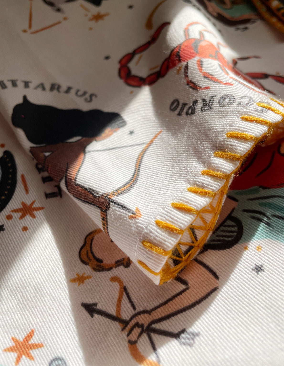 Cotton Tea Towel | Zodiac