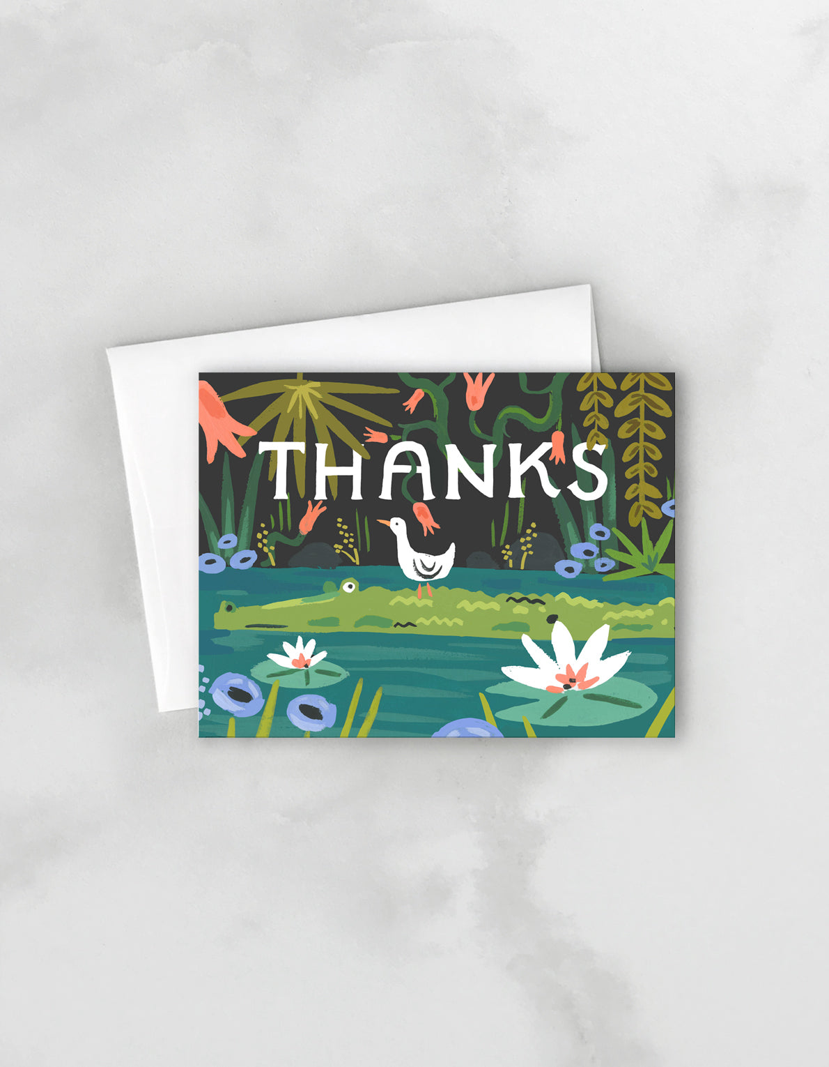 Thank You Greeting Card | Thanks Gator