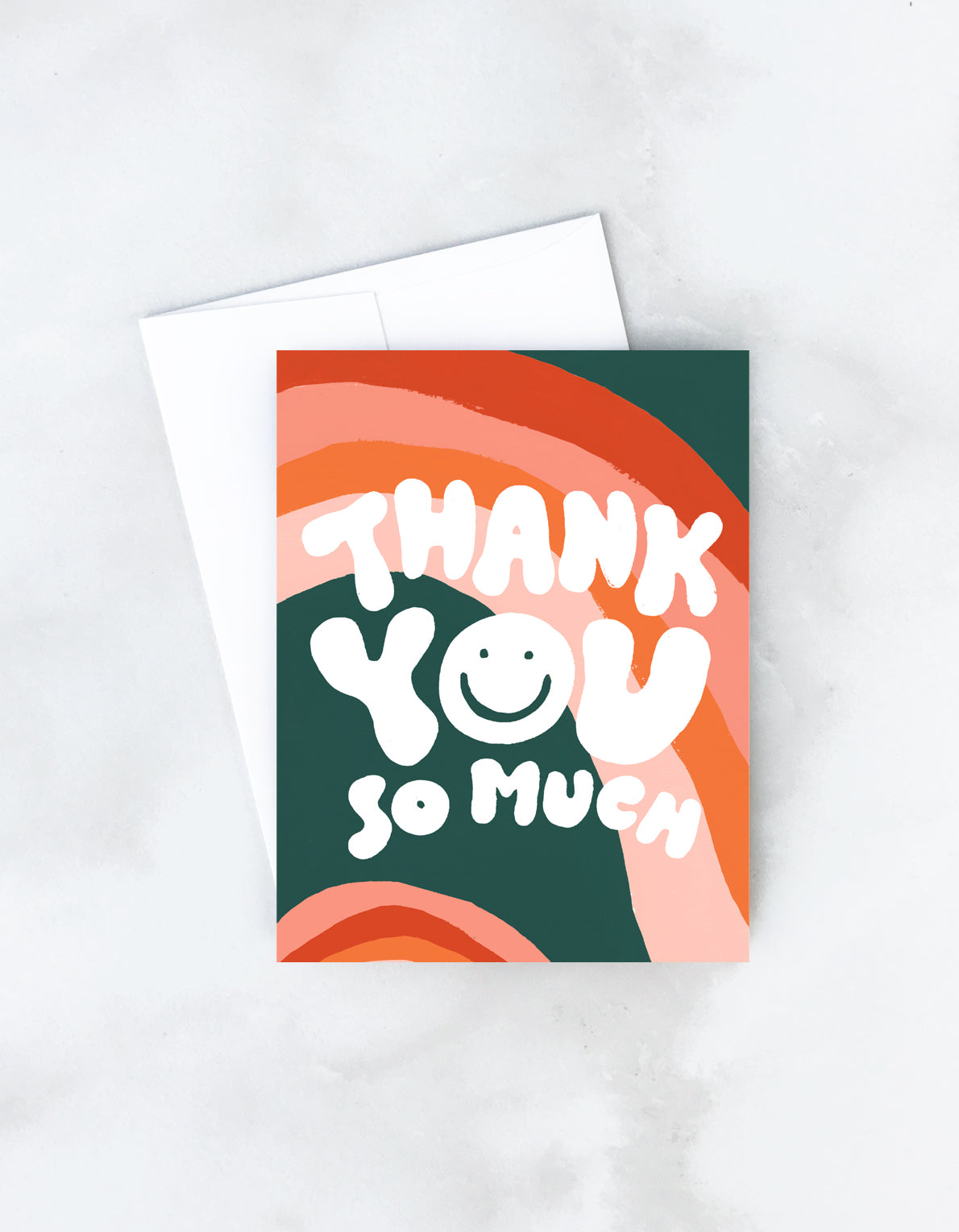 Thank You Greeting Card | Wavy