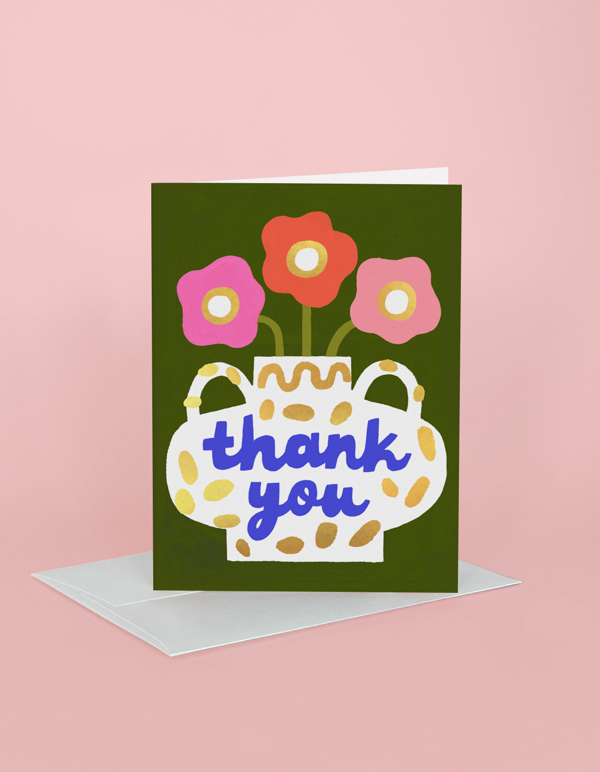 Thank You Greeting Card | Thank You Vase