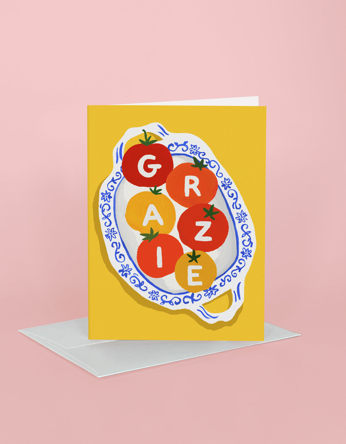 Thank You Greeting Card | Grazie Tomatoes