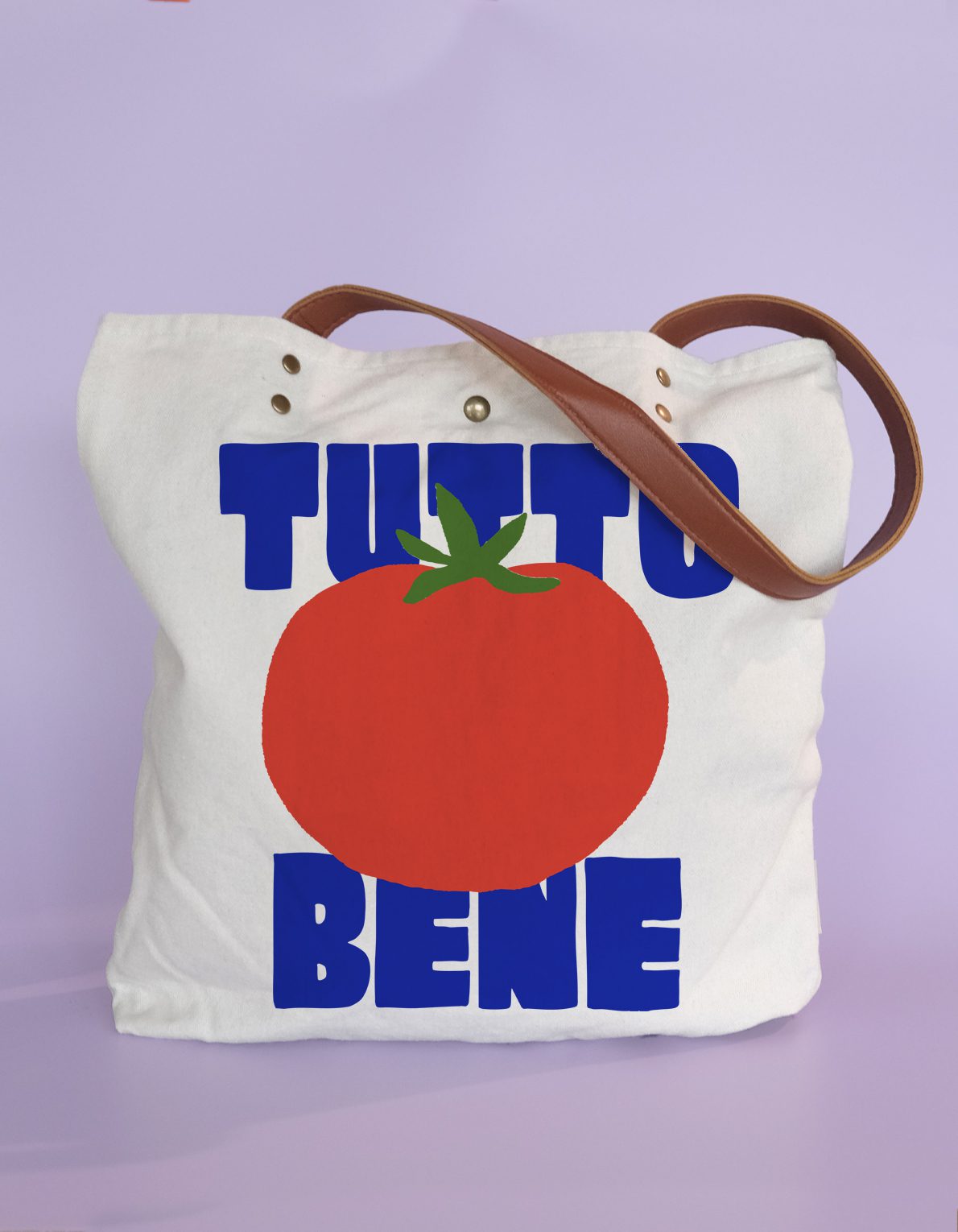 Screen Printed Canvas Tote | Tutto Bene