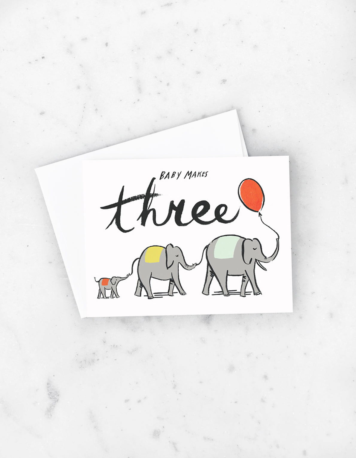 Baby Greeting Card | Baby Makes 3