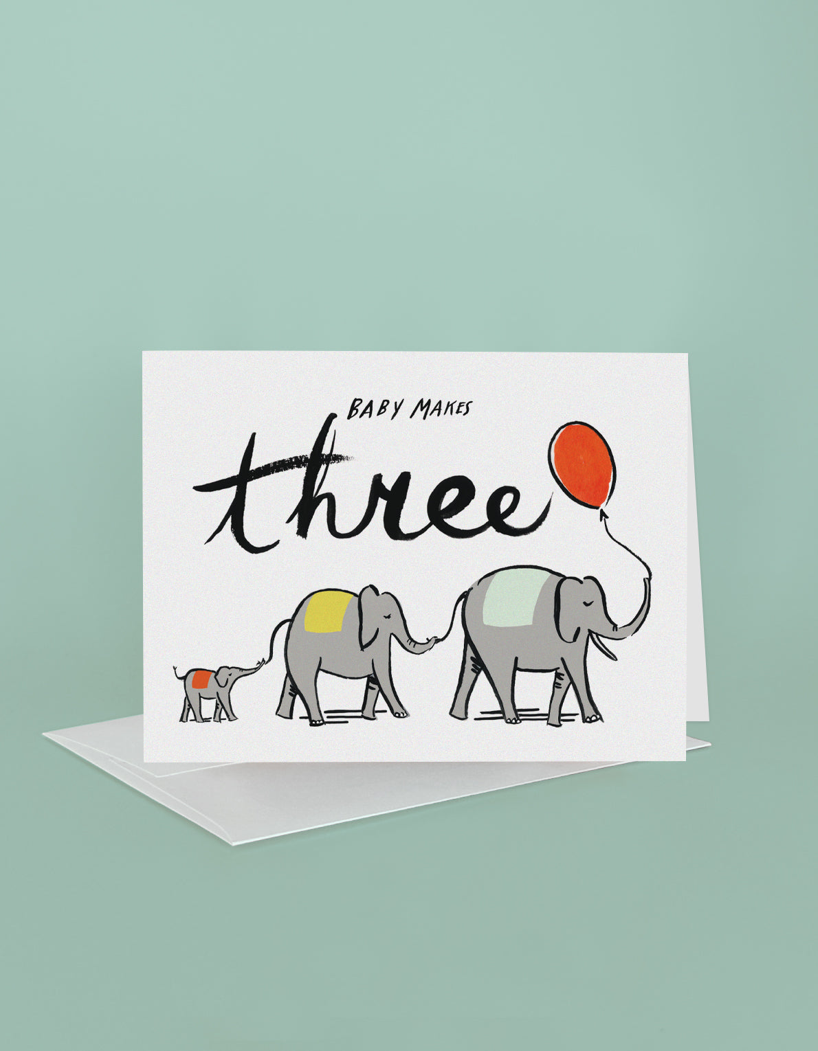 Baby Greeting Card | Baby Makes 3
